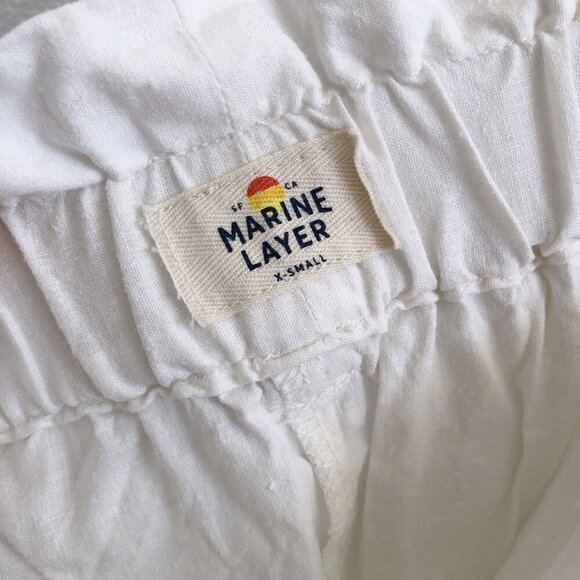 MARINE LAYER Audrey Short in Cream White Size XS - Picture 8 of 11